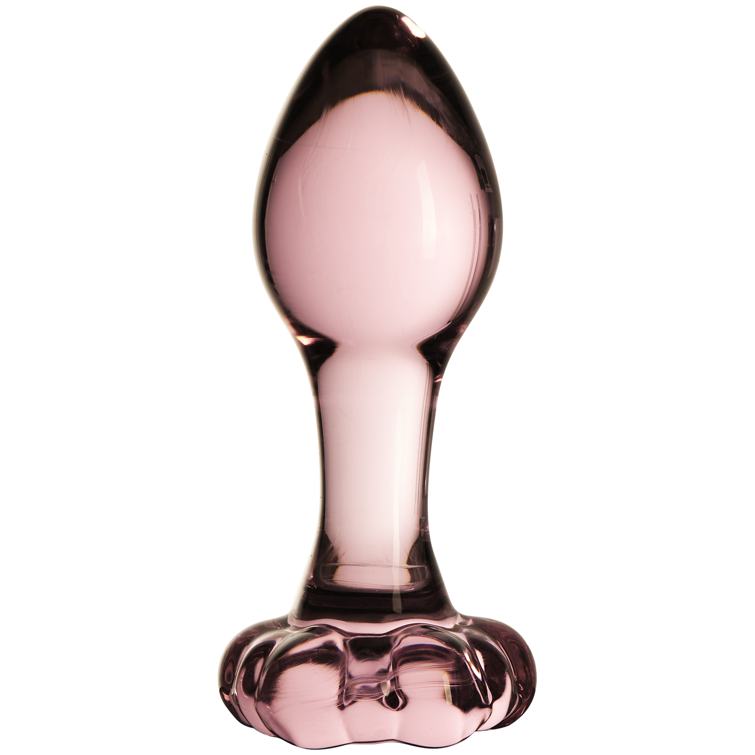 Pipedream Icicles No 48 Plug Anal en Verre - Rose