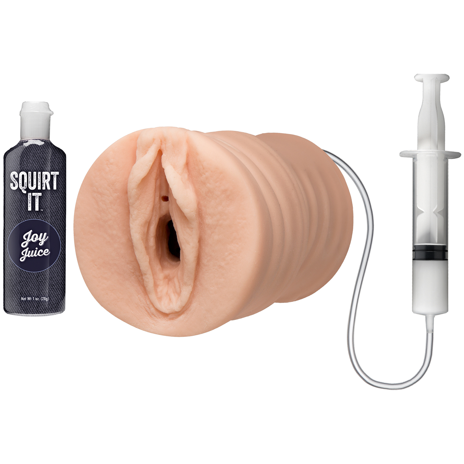 Doc Johnson Squirt It Squirting Vagina Stroker Masturbateur - Nude