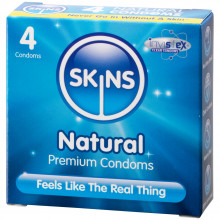 Skins Natural Boîte de 4 Préservatifs  1