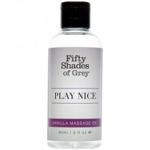 NEW - Fifty Shades Of Grey Play Nice Vanilje Massage Olie 90 ml  1
