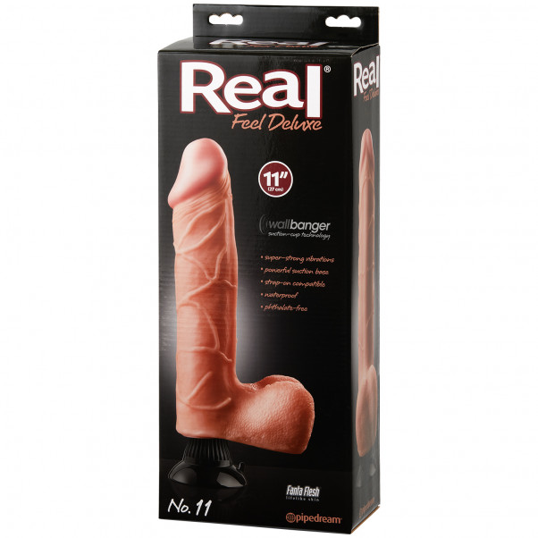 Real Feel Deluxe No. 11 Dildo Vibrator 28 cm Pack 90