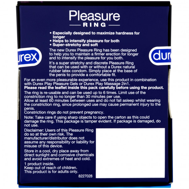 Durex Pleasure Ring Penisring  2