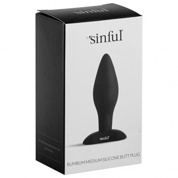 Sinful BumBum Medium Silikone Butt Plug  5