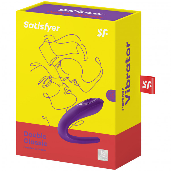 Satisfyer Double Classic Vibromasseur pour Couples Image de l'emballage 90