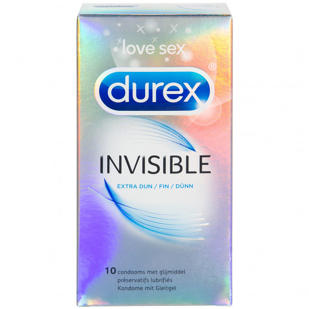 Durex Invisible Préservatifs Extra Fins 10 pcs  1