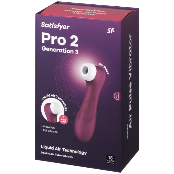 Satisfyer Pro 2 Generation 3 Liquid Air Stimulateur Clitoridien Image de l'emballage 90