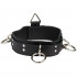 Spartacus Locking Collar Læder Halsbånd med 3 Ringe Product 1