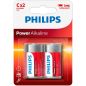 Philips LR14 C Piles Alcalines 2 pcs