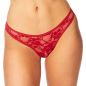 NORTIE Siv String Ouvert Dentelle Rouge